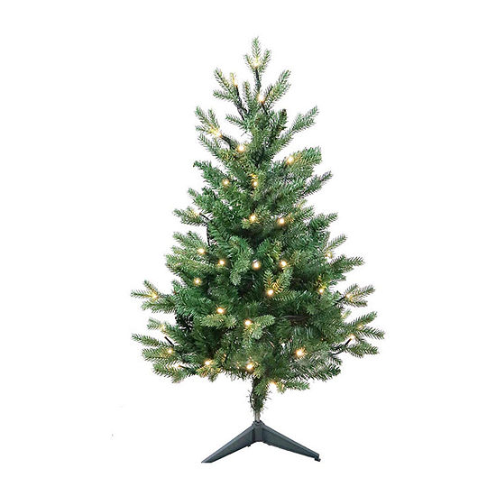 Kurt Adler 3 Foot Pre-Lit Pine Christmas Tree