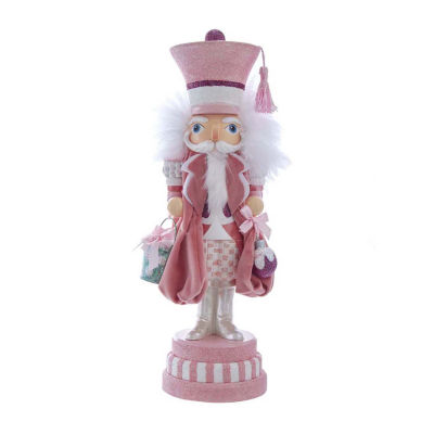 Kurt Adler 15-Inch Hollywood Pink Sweet Soldier Nutcracker