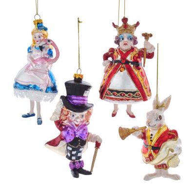 Kurt Adler Alice In Wonderland 4-pc. Christmas Tree Ornament