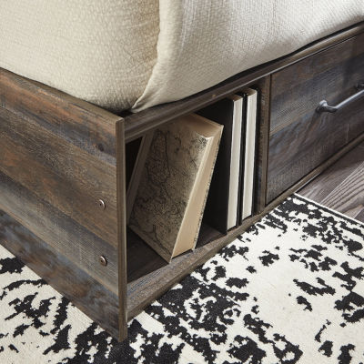 Signature Design by Ashley® Drystan Bookcase Bed with 4-Storage Drawers