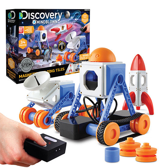 Discovery #Mindblown Customizable Magnetic Building Tiles with Remote Control