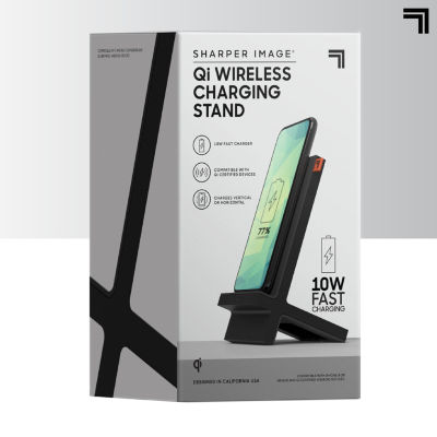 Sharper Image Wireless Qi Charging Dock for Smartphones