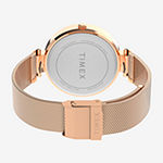 Timex Womens Rose Goldtone Stainless Steel Strap Watch Tw2v20700ji