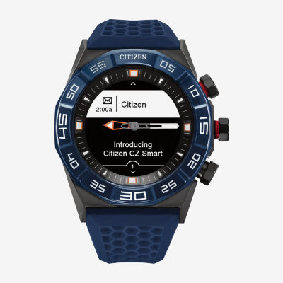 Citizen CZ Smart Heart Rate Hybrid Smartwatch 44mm Silicone Strap