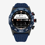 Citizen CZ Smart Heart Rate Hybrid Smartwatch 44mm Blue Silicone Strap Watch
