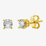5/8 CT. T.W. Genuine White Diamond 10K Gold 4.3mm Stud Earrings