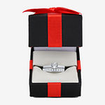 Womens 1 CT. T.W. Genuine Diamond 10K White Gold Solitaire Bridal Set