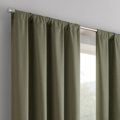 Eclipse Kendall Kids Thermaback Energy Saving Blackout Rod Pocket Single Curtain Panel