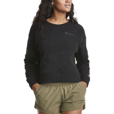 Champion Womens Crew Neck Long Sleeve Sweatshirt