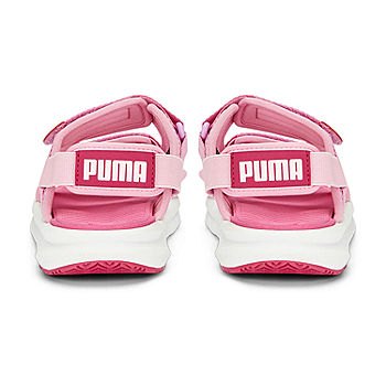 Puma Little Girls Strap Sandals, Color: White JCPenney