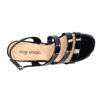 Easy Street Womens Como Heeled Sandals