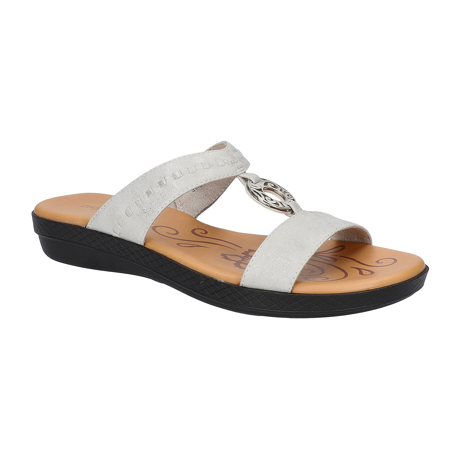Easy Street Womens Talia Wedge Sandals - JCPenney