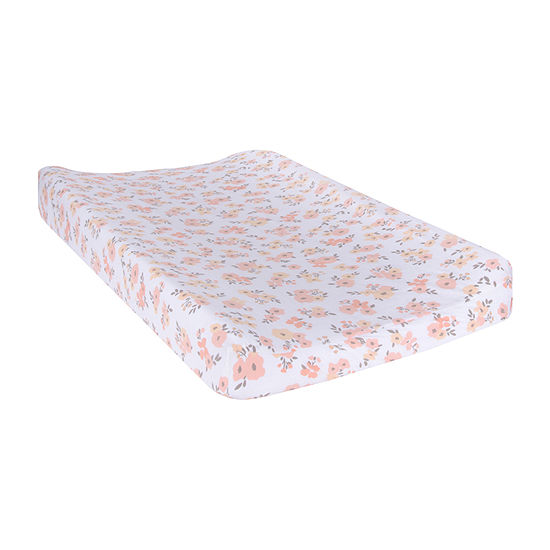 Trend Lab Blush Floral Changing Pad Cover
