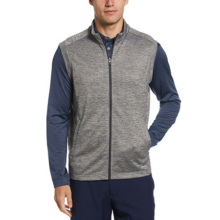 PGA TOUR Mens Fleece Vest, X-large , Gray