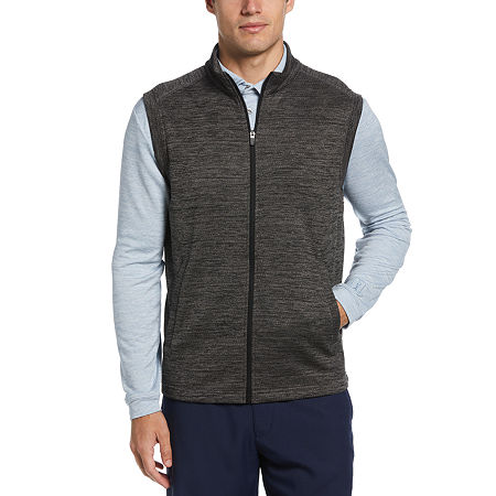 PGA TOUR Mens Fleece Vest, Large , Gray