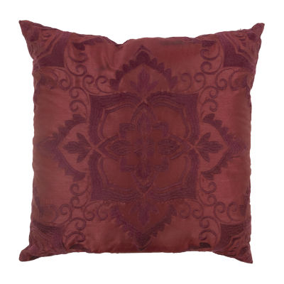 Donna Sharp Spice Postage Square Throw Pillow