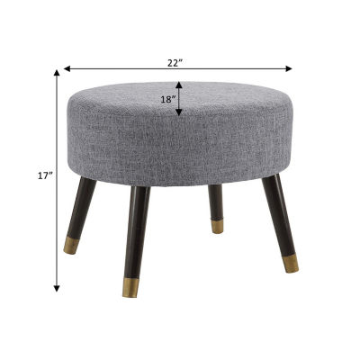 Designs4comfort Cushioned Ottoman