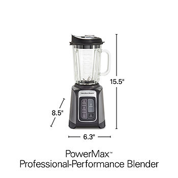 indenlandske Gennemsigtig Misbrug Hamilton Beach PowerMax Professional-Performance Blender 58600, Color: Gray  - JCPenney
