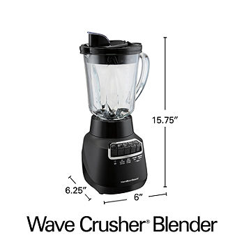 Hamilton Beach Wave Crusher Multi-Function Blender/Chopper w/ Glass Jar