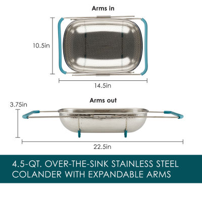 Rachael Ray Over the Sink Colander with Handles