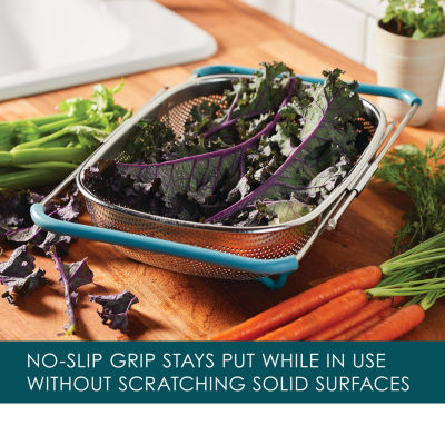 Rachael Ray Over the Sink Colander with Handles
