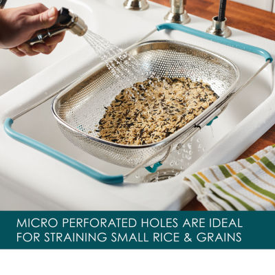 Rachael Ray Over the Sink Colander with Handles