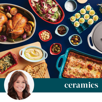 Rachael Ray Ceramic 3-pc. Casserole Bakers with Shared Lid Set