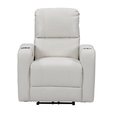 Oren Track-Arm Recliner, One Size, White