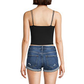 Arizona-Juniors Womens Cropped Bungee Cami - JCPenney