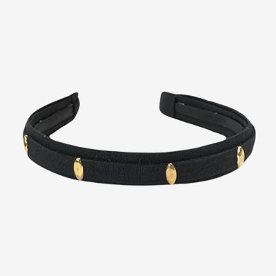 a.n.a Black Gold Grommets Womens Headband