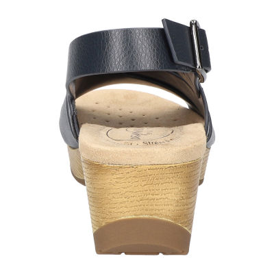 Easy Works By Street Womens Raffey Wedge Sandals