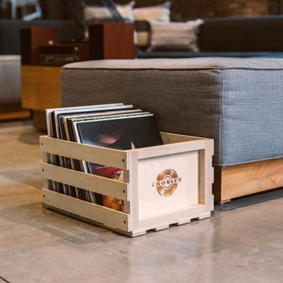 Crosley Wood Vinyl Record Storage