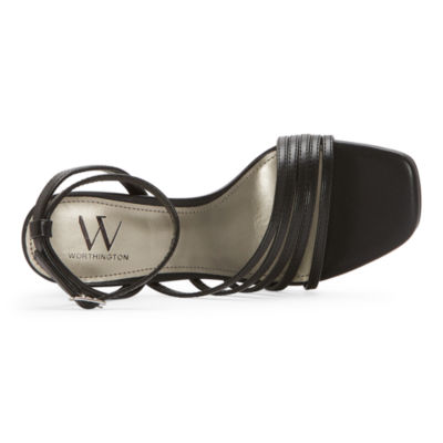 Worthington Womens Estero Heeled Sandals