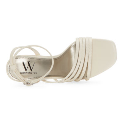 Worthington Womens Estero Heeled Sandals