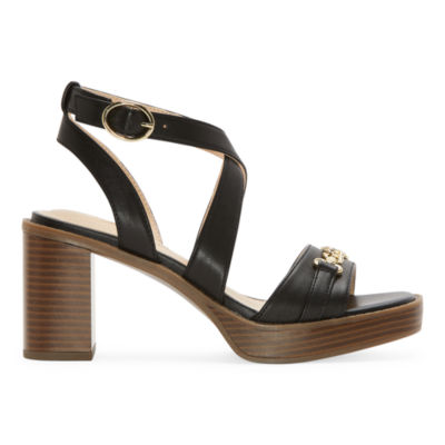 Liz Claiborne Womens Selby Heeled Sandals