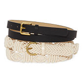 a.n.a Braided Skinny Womens Belt - JCPenney