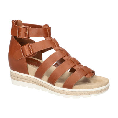 Easy Street Womens Simone Wedge Sandals