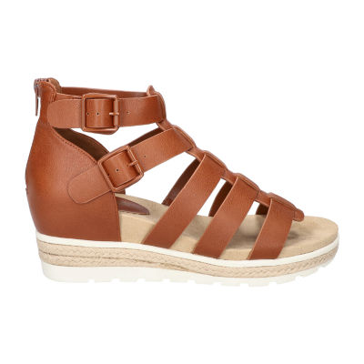 Easy Street Womens Simone Wedge Sandals