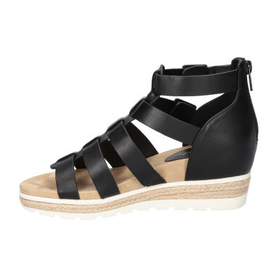 Easy Street Womens Simone Wedge Sandals