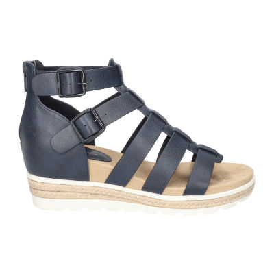 Easy Street Womens Simone Wedge Sandals
