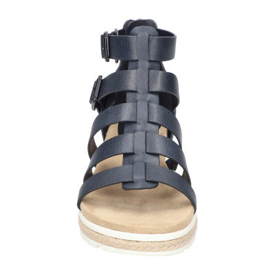Easy Street Womens Simone Wedge Sandals