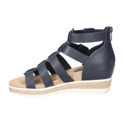 Easy Street Womens Simone Wedge Sandals