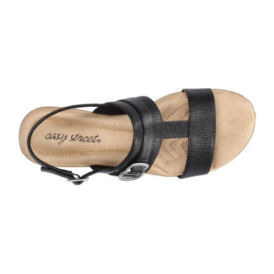 Easy Street Womens Caddo Wedge Sandals