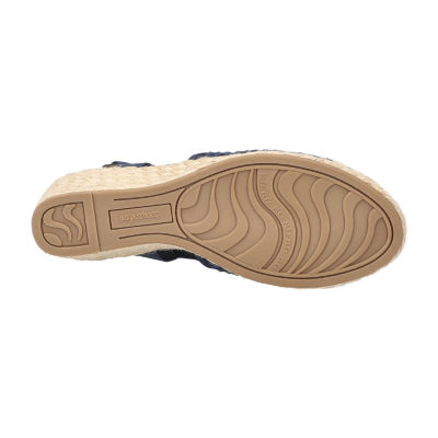 Easy Street Womens Taffy Wedge Sandals