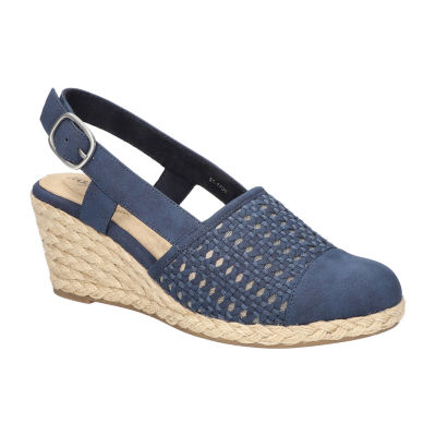 Easy Street Womens Taffy Wedge Sandals - JCPenney