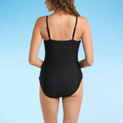 Liz Claiborne Womens One Piece Swimsuit