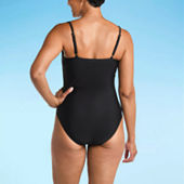 JC Penny JCP Womens Bikini Swim Top Size Medium Push Up Padded Ties  Geometric Black White Multiple / no dominant color - $7 - From  EnchantedRealm