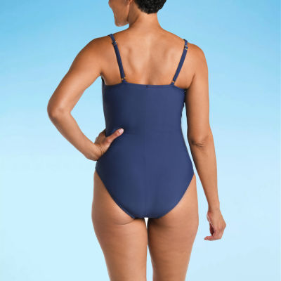 Liz Claiborne Womens One Piece Swimsuit