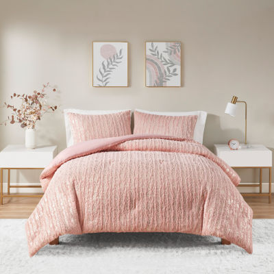 Intelligent Design Alaia Faux Fur Duvet Cover Set