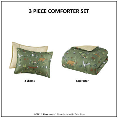 Intelligent Design Theo Reversible Midweight Comforter Set
